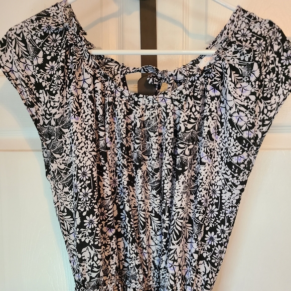 (344) Laura Conrad (LC) Woman's Cut Sleeve, back tie, Summer Dress / Belt,  (L) - Picture 7 of 16